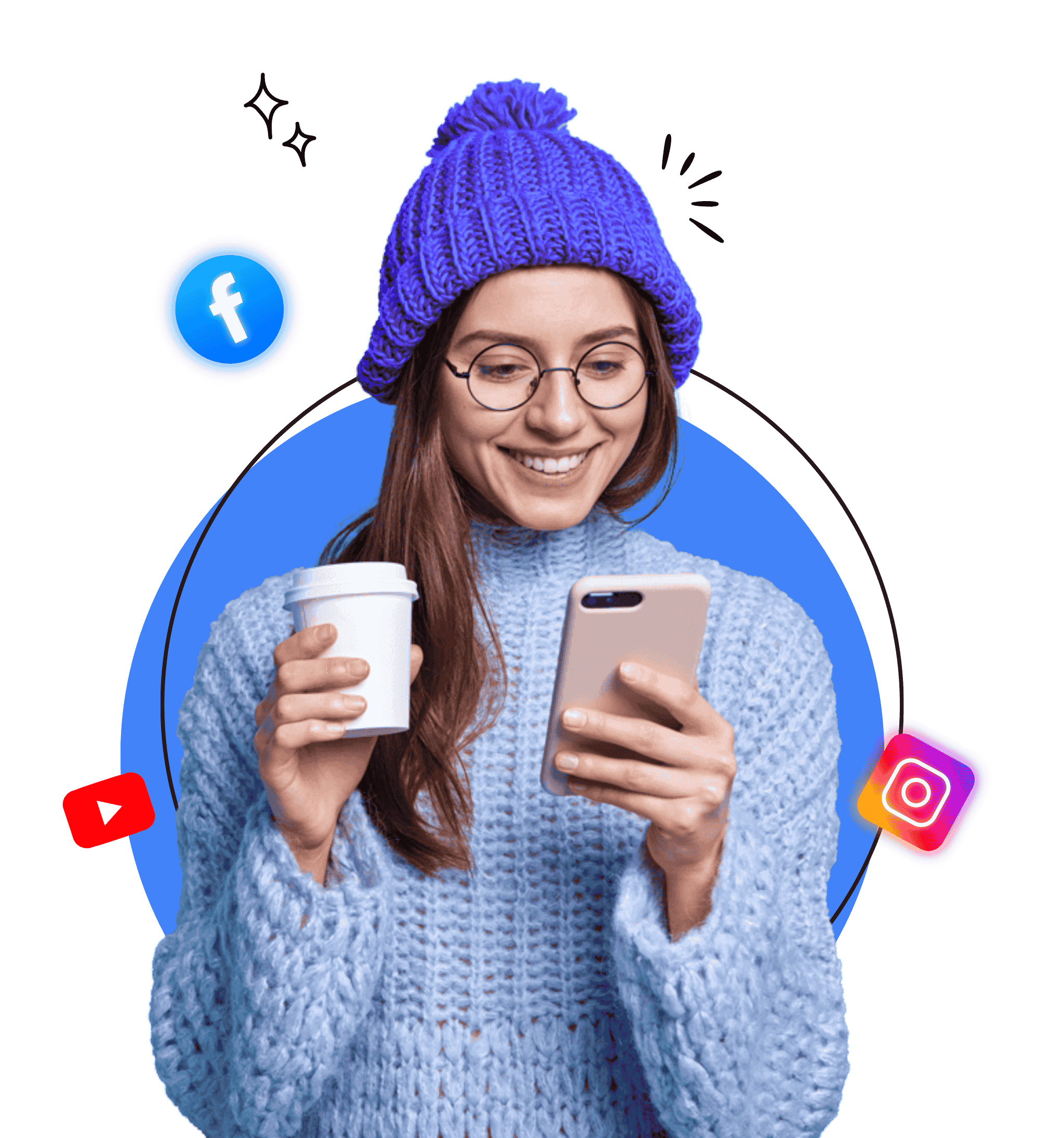 Girl with mobile