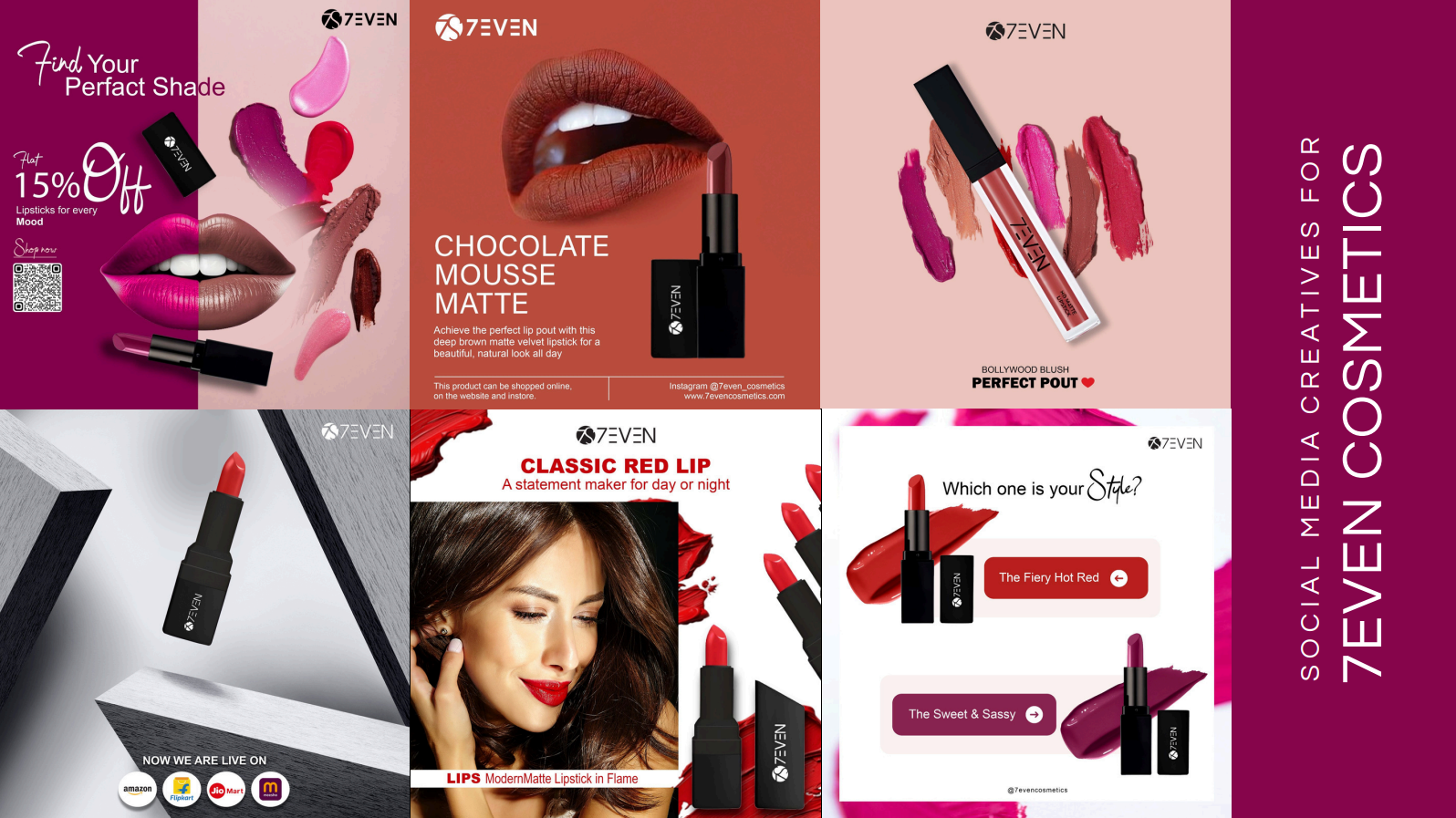Cosmatic industry work - Social media marketing