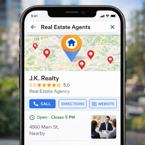 Real Estate Google my business profile