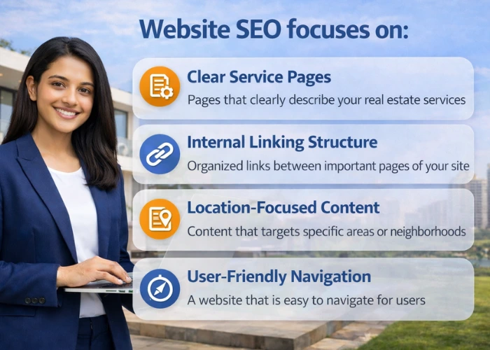 Website seo focuses on